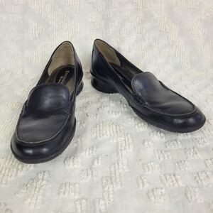 Naturalizer N5 black leather comfort loafer Locksley preppy academia casual 9N